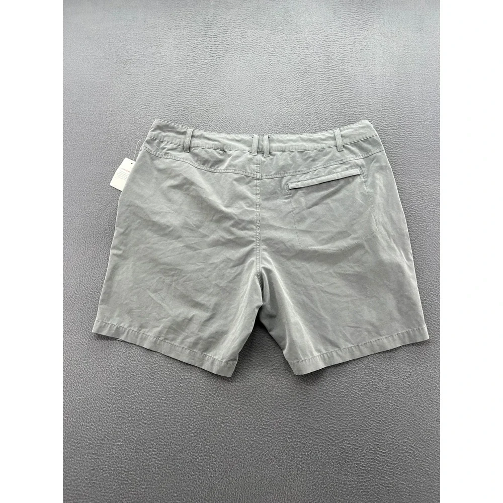 Lucky Brand Shorts Mens 38 Performance Utility Golf Gray Flat Front Stretch NWT